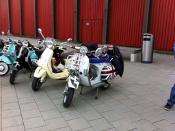 März 2014 Vespatreffen Verkehrshaus Luzern